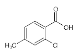 罗恩/Rhawn 2-氯-4-甲基苯甲酸，R019579-1g CAS:7697-25-8，97%，1g/瓶 售卖规格：1瓶