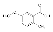 罗恩/Rhawn 2-甲基-5-甲氧基苯甲酸，R019577-1g CAS:3168-59-0，97%，1g/瓶 售卖规格：1瓶