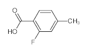 罗恩/Rhawn 2-氟-4-甲基苯甲酸，R016368-1g CAS:7697-23-6，98%，1g/瓶 售卖规格：1瓶