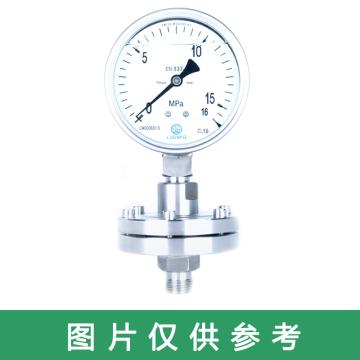 罗德玮格 螺纹隔膜压力表，LWA41304150 A41/304不锈钢 售卖规格：1只