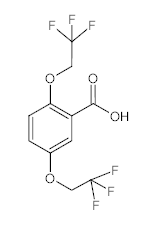 罗恩/Rhawn 2,5-双(2,2,2-三氟乙氧基)苯甲酸，R015775-5g CAS:35480-52-5，97%，5g/瓶 售卖规格：1瓶