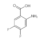 罗恩/Rhawn 2-氨基-4,5-二氟苯甲酸，R009734-1g CAS:83506-93-8，97%，1g/瓶 售卖规格：1瓶