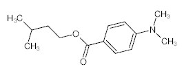 罗恩/Rhawn 4-(二甲氨基)苯甲酸异戊酯[含4-(二甲氨基)苯甲酸-2-甲基丁酯]，R008612-100g CAS:21245-01-2，98%，100g/瓶 售卖规格：1瓶
