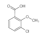 罗恩/Rhawn 3-氯-2-甲氧基苯甲酸，R005909-5g CAS:3260-93-3，97%，5g/瓶 售卖规格：1瓶