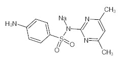 罗恩/Rhawn 磺胺二甲嘧啶钠，R002378-100g CAS:1981-58-4，98%，100g/瓶 售卖规格：1瓶