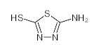 罗恩/Rhawn 2-氨基-5-巯基-1,3,4-噻二唑，R001501-25g CAS:2349-67-9，98%，25g/瓶 售卖规格：1瓶