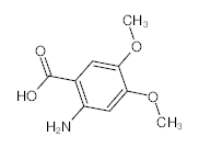 罗恩/Rhawn 2-氨基-4,5-二甲氧基苯甲酸，R000602-5g CAS:5653-40-7，98%，5g/瓶 售卖规格：1瓶