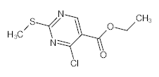 罗恩/Rhawn 4-氯-2-(甲硫基)嘧啶-5-甲酸乙酯，R003622-5g CAS:5909-24-0，98%，5g/瓶 售卖规格：1瓶