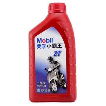 美孚/Mobil 摩托车机油，小霸王 2T 1L/瓶 售卖规格：1瓶