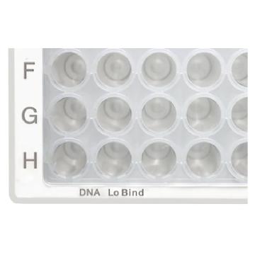 艾本德/Eppendorf 96孔/V-PP微孔板, DNA低吸附,无色孔井, 白色边框, PCR洁净级, 80块 (5x16块)，0030603303 售卖规格：1套