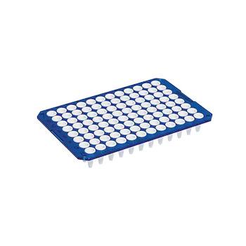 艾本德/Eppendorf twin.tec荧光定量PCR 96孔板, 无裙边（孔白色）, 低通量, 蓝色, 20片，0030132718 售卖规格：1包