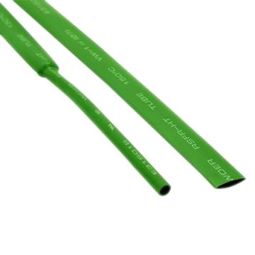 沃尔核材WORE 绿色无卤环保耐高温阻燃两倍热缩管，RSFR-(2X)125H-直径4mm 绿色，400米/盘
