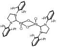 百灵威/J&K 1,3-双(二异丙基苯基)-2-咪唑啉亚基氯化钯二聚体，1120794-250MG CAS:627878-09-5,19%钯Umicore制造 售卖规格：250毫克/瓶