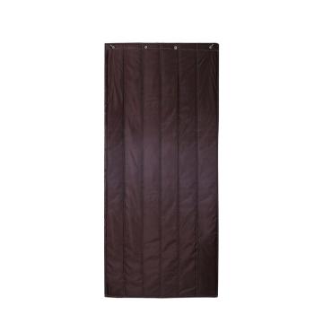 安赛瑞 保暖挡风牛津布棉门帘，冬天加厚棉门帘（0.9×2.2m）咖色