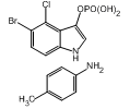 百灵威/J&K 5-溴-4-氯-3-吲哚基磷酸对甲苯胺盐，338560-250MG CAS：6578-06-9，98% 售卖规格：250毫克/瓶