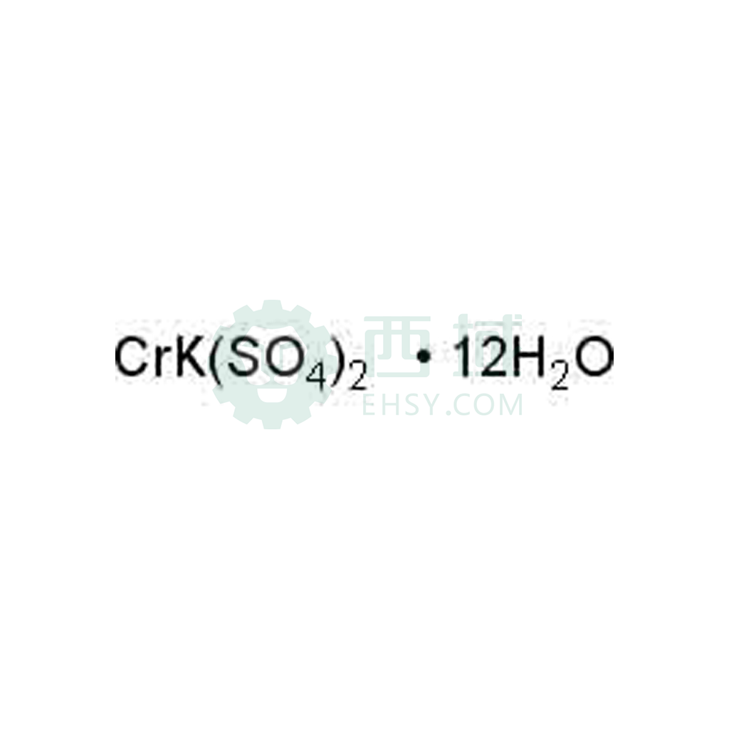 沪试 硫酸铬钾，十二水，20015260 CAS：7788-99-0，AR，≥99.5%，500g/瓶 售卖规格：1瓶