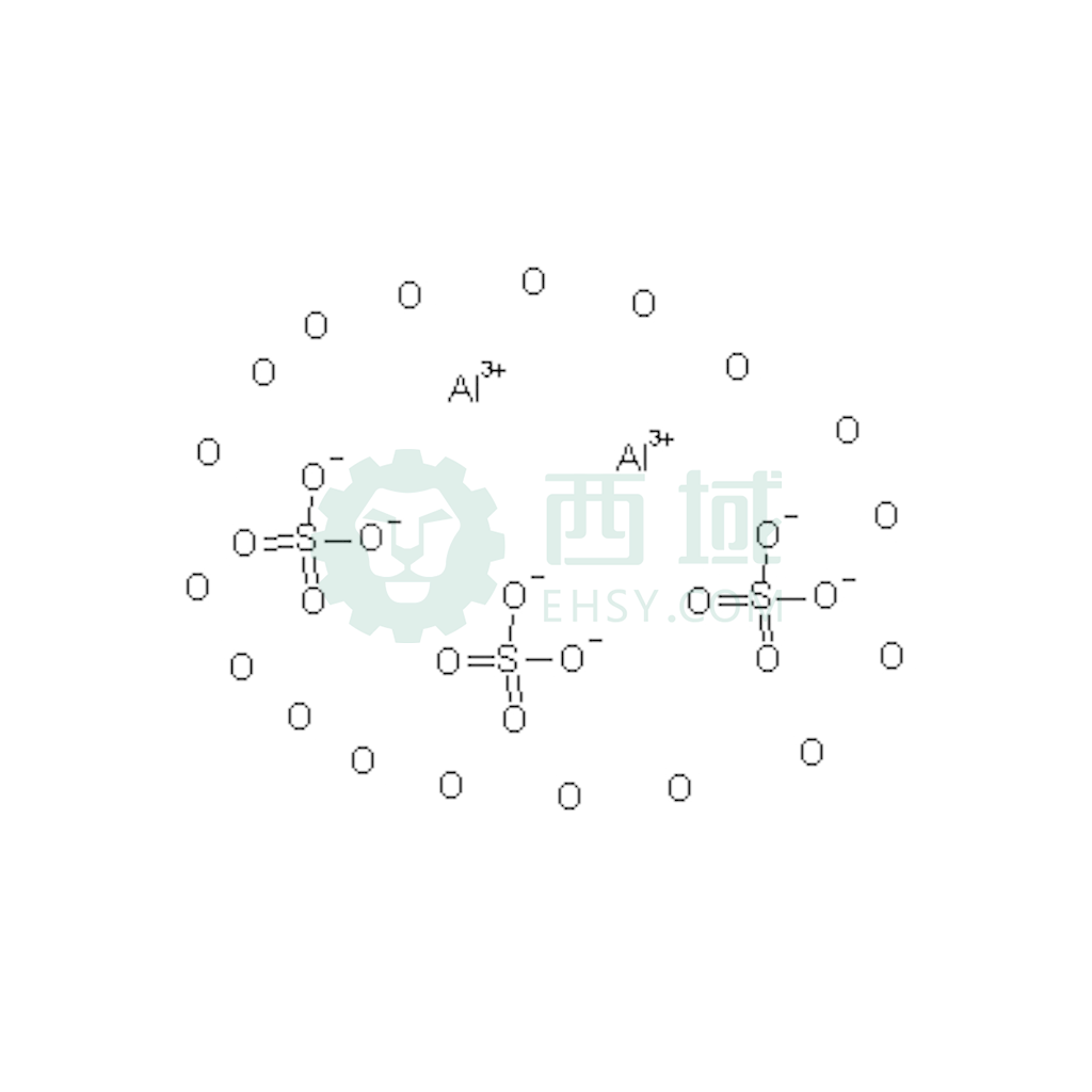 沪试 硫酸铝，十八水，10001118 CAS：7784-31-8，AR，≥99.0%，500g/瓶 售卖规格：1瓶