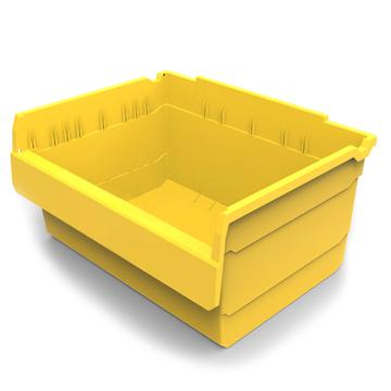 力王 货架物料盒，SF3420,黄色 300×400×200mm,全新料,5个/箱,不含分隔片 售卖规格：1个