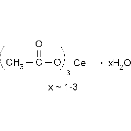 阿拉丁/Aladdin 醋酸铈(III) 水合物，C106112-500g CAS：206996-60-3，99.9% metals basis，500g/瓶 售卖规格：1瓶