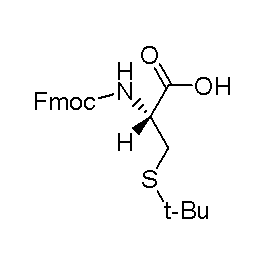 阿拉丁/Aladdin Fmoc-S-叔丁基-L-半胱氨酸，F116777-25g CAS：67436-13-9，98%，25g/瓶 售卖规格：1瓶