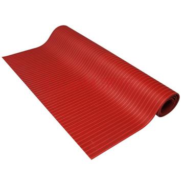 丽施美/Rismat 绝缘垫，"特盾"橡胶 条纹款，1×10m 3mm厚 5kv 红色 售卖规格：1卷