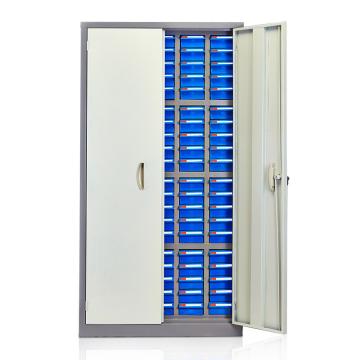 盛悦欣美 零件柜,100抽蓝色带门，尺寸(长×宽×高):680×280×1290mm 售卖规格：1个