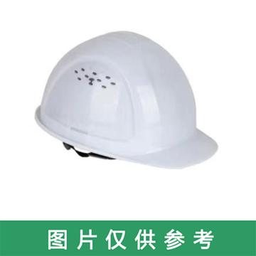 霍尼韦尔 PE安全帽 标准款八点式下颚带 可开关式通风口，白色，L99RS101S