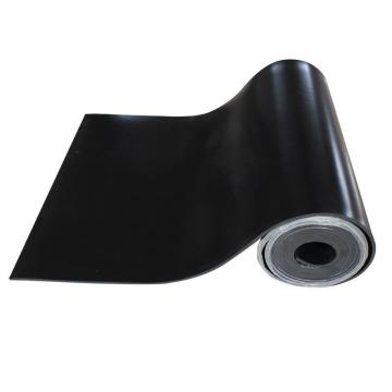 华泰 耐高压光面平面绝缘垫，黑色 12mm厚 1m宽 1米/卷 35kv 售卖规格：1卷