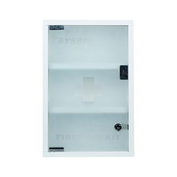 西斯贝尔/SYSBEL 壁挂式金属急救箱（带视窗），WGA0202W 含配件 40*26*11.5cm 售卖规格：1台