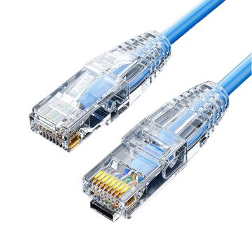 海乐 六类CAT6非屏蔽超细网络跳线 电脑连接线，HT-512F-5M 蓝色5米 售卖规格：1条