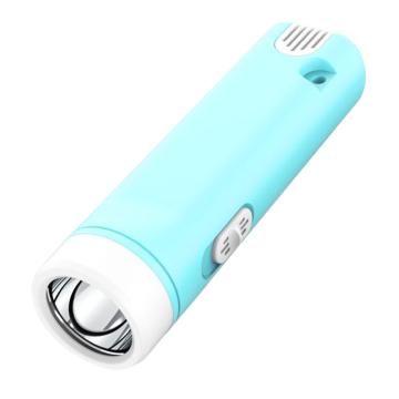 雅格 铝合金手电筒，YG-3849，蓝色 1W 售卖规格：1个