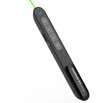 諾為 智能充電激光筆， PPT翻頁筆 100米遙控 360°全向控制 N76 綠光 黑色 單位：支