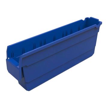 力王 货架物料盒，500*100*200mm，全新料，不含分隔片，SF5120-蓝色，单位：个
