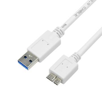 酷比客 USB3.0轉接線，LCCPUSB3AMCWH-1M /USB/AM-Micro/白色/1M 售卖规格：1条