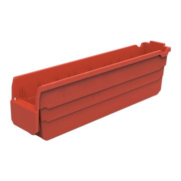 力王 货架物料盒，SF5115,红色 500×100×150mm,全新料,20个/箱,不含分隔片 售卖规格：1个