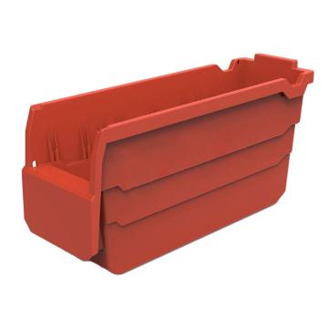 力王 货架物料盒，SF3115,红色 300×100×150mm,全新料,20个/箱,不含分隔片 售卖规格：1个