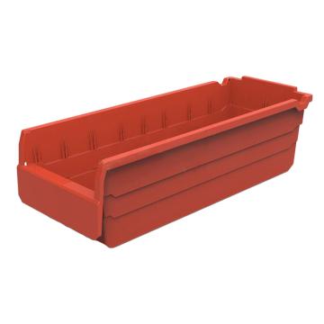 力王 货架物料盒，SF5215,红色 500×200×150mm,全新料,10个/箱,不含分隔片 售卖规格：1个
