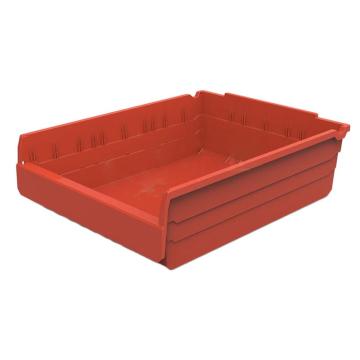 力王 货架物料盒，SF5415,红色 500×400×150mm,全新料,5个/箱,不含分隔片 售卖规格：1个