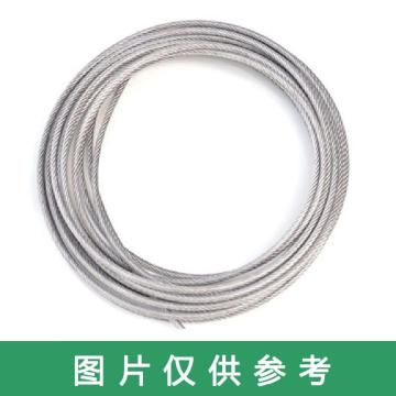 哈德威 包塑钢丝绳，绳径3mm，外径4.8mm，6×7 售卖规格：1台