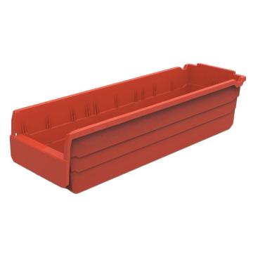 力王 货架物料盒，SF6215,红色 600×200×150mm,全新料,10个/箱,不含分隔片 售卖规格：1个