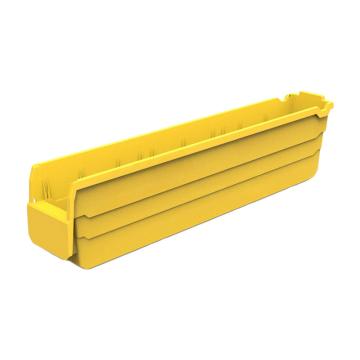 力王 货架物料盒，SF6115,黄色 600×100×150mm,全新料,20个/箱,不含分隔片 售卖规格：1个