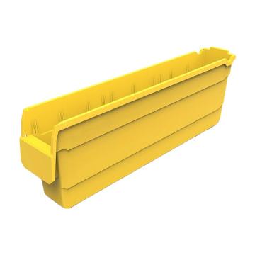 力王 货架物料盒，SF6120,黄色 600×100×200mm,全新料,20个/箱,不含分隔片 售卖规格：1个