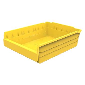 力王 货架物料盒，SF5415,黄色 500×400×150mm,全新料,5个/箱,不含分隔片 售卖规格：1个