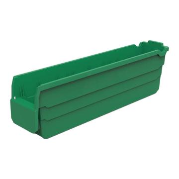 力王 货架物料盒，SF5115,绿色 500×100×150mm,全新料,20个/箱,不含分隔片 售卖规格：1个