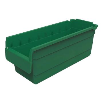 力王 货架物料盒，SF5220,绿色 500×200×200mm,全新料,10个/箱,不含分隔片 售卖规格：1个
