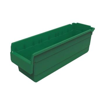 力王 货架物料盒，SF6220,绿色 600×200×200mm,全新料,10个/箱,不含分隔片 售卖规格：1个