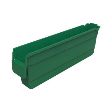 力王 货架物料盒，SF6120,绿色 600×100×200mm,全新料,20个/箱,不含分隔片 售卖规格：1个