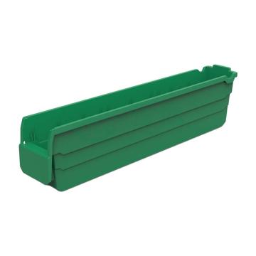 力王 货架物料盒，SF6115,绿色 600×100×150mm,全新料,20个/箱,不含分隔片 售卖规格：1个