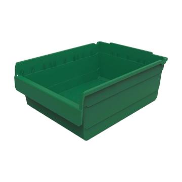 力王 货架物料盒，SF5420,绿色 500×400×200mm,全新料,5个/箱,不含分隔片 售卖规格：1个