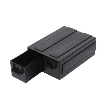 三威 防静电元件盒,外尺寸:128×95×48mm,内尺寸:127×88×41mm,抽屉式,黑色，9805103-2 售卖规格：1个